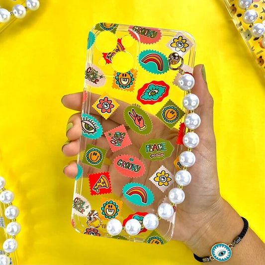 PsychoPop Transparent Pearl Phone Cover